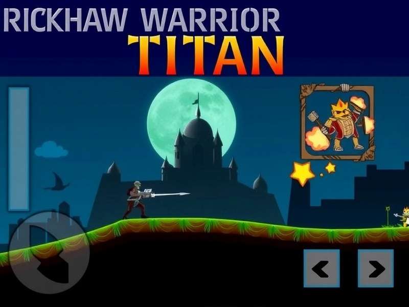 Rickshaw Warrior Titan Gameplay Screenshot